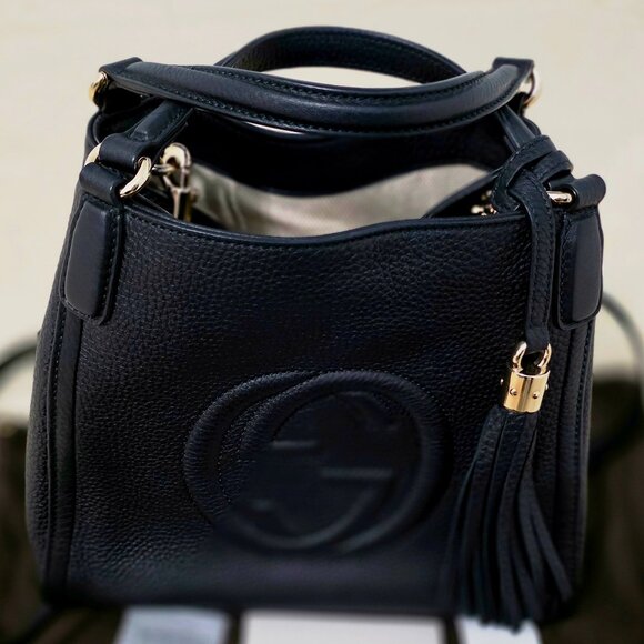 Gucci Small Soho Tote Black - Picture 2 of 5